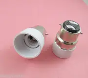 B22 to E14 Socket Base LED Halogen CFL Light Bulb Lamp Adapter Converter Holder