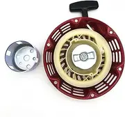 Jodriva Recoil Starter Start with Flange Cup Repair Part Generator Engine Parts for GX160 GX200 168F 168 5.5HP 6.5HP Grass Trimmer Recoil Starte