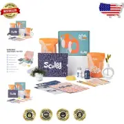 Complete Pottery Starter Kit for 2 - Air Dry Clay with Sculpting Tools & Varnish