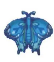 Blue Butterfly Shape 28" Foil Balloon (Non-Packaged)