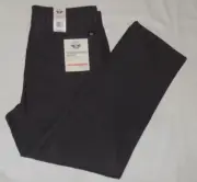 DOCKERS Men's Comfort Knit Chino Straight Fit Pants Dark Gray 34X29 New