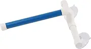 Pet Parrots Bath Tube Stand Bird Shower Perch Plastic Pipe Stand with Suction Cup for Bird Bathing