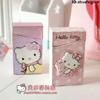 在飛比找蝦皮購物優惠-可愛煙盒 飾 粉粉可爱卡通hello kitty抱着小熊的粉