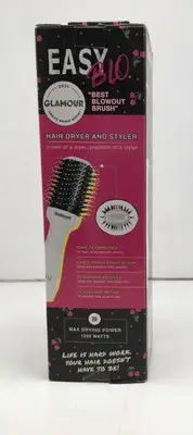 Trademark Beauty Easy Blo Hair Dryer and Styler, Ionic 1200 Watts, New