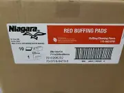Niagara Red Buffing Pads 20x14 Brand New Made in USA Buffing/Cleaning Floors USA