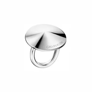【Calvin Klein 凱文克萊】Spinner系列鋼色戒指-6/7/8(ck戒指)