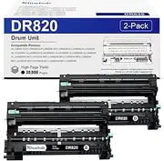 DR-820 Drum Unit Replacement for Brother DR820 DR 820 Drum Unit for HL-L6200DW MFC-L5850DW HLL6200DW MFC-L5900DW MFC-L5700DW MFC-L5800DW HL-L5200DW HL-L5100DN MFC-L6700DW MFC-L6800DW Printer, 2 Black