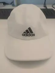 ADIDAS SUPERLITE HAT Reflective Adjustable UPF 50 White Mens OS New