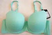 CITY CHIC Bra Plus Size 16D / 38D Smooth & Chic Cotton T-Shirt Bra Mint S