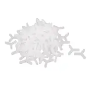 Wall Floor Tile Plastic Y Type Spacers Tiling Tools 3mm White 100pcs