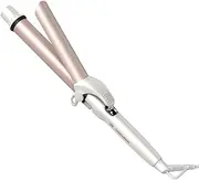Hair Curler Beep Curling Iron with Smart Timer - 1.25 × 6.5 Inch Ceramic Tourmaline Barrel | Rotating Grip | Dual Voltage | Best for Long Hair Styling with Least Damage | Incl Brush & Zip Bag