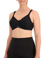 [Berlei] Full Support Non-Padded Sports Bra in Black