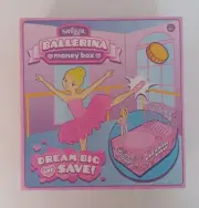 Smiggle Ballerina Money Box Battery Operated Coin Dancing Ballet