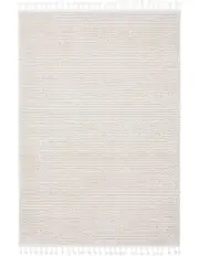 [Miss Amara] Leilani Textured Rug in Ivory Cream