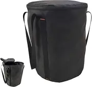 CHENGNAN Firewood Kindling Splitter Cover,Wood Splitters Cover,Portable Firewood Splitter Bag for Most Log Splitter(XL),Manual Splitters Bag Double-Layer Heavy Duty Oxford,Black