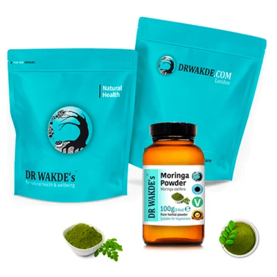 DR WAKDE'S Moringa Leaf Powder | Pure, Raw & Dried Powder | Ayurvedic Herb | ...