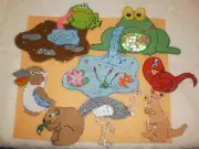 FELT BOARDS STORY INDIGENOUS DREAMTIME RESOURCE - TIDDALIK THE FROG
