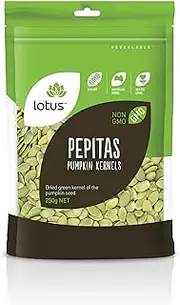 Lotus Pepitas Pumpkin Kernels, 250 g