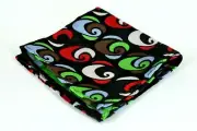 Lord R Colton Masterworks Argos Black & Brown Geo Silk Pocket Square - $75 New