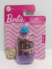 BARBIE Mini Pet Figurine Toy KITTEN Cat Animal