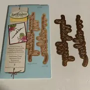 Spellbinders Die SENTIMENTS THREE D-Lites S2-139