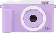 ASHATA Digital Camera,Autofocus 1080P 48MP Vlogging Camera for Photography, Compact Small Cameras with Ith 15x Digital Zoom LED Flash WiFi Transfer, Digital Cameras for Teens for Teens (Purple)