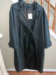 Women's NWT Green ASOS Design Raincoat Plus Size 16