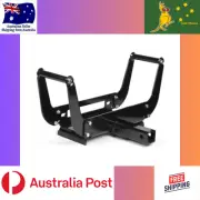 X-BULL Winch Cradle Mounting Plate Bracket Foldable Steel Bar Off Road Camp 4WD