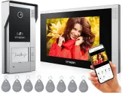 Wifi Video Intercom System Doorbell with Camera and 7 Inch Monitor IP Wired Vide