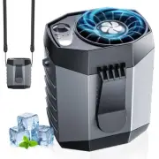 2025 Smart Portable Rechargeable Fan with LED Light & 25H Runtime, 4-Speed 92...