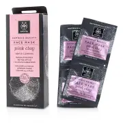 Apivita Express Beauty Face Mask with Pink Clay (Gentle Cleansing) 6x(2x8ml)