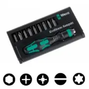 Wera INTERCHANGEABLE SCREWDRIVER SET 11Pcs Hex,Phillips,Pozidriv, Slotted & Torx