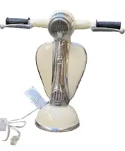 Retro Vespa Lamp by Portable Luminaires Original Vespa Beige Color Unique Gift