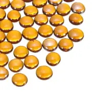 Glass Beads,20pcs Flat Glass Gemstone Pale Red 0.22lbs Glass Marbles