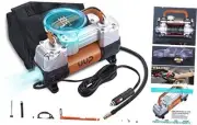 Portable Digital Car Tire Inflator with Gauge Auto Shut-Off, 150PSI 12V Orange