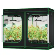 Grow Tent 240x120x200cm Mylar Room Indoor Hydroponics Plant Grow System