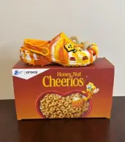 Crocs Honey Nut Cheerios Classic Clog Kids Size J4