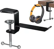 Headset Stand, Clamp- Headphone Hanger Hook, Space-Saving Headset Hook Holder Desk Hanger Hook Reduce Desk Clutter