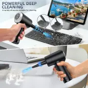 Rechargeable Air Duster for Computer Keyboard Car Cleaning