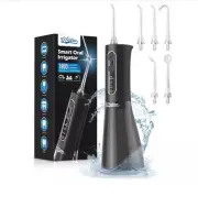 Wellfine Water Flosser Plaque Teeth Gum Oral Irrigator 300ML Portable Battery