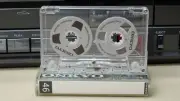 Onkyo Silver Reel to Reel Cassette Tape