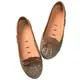 美國加州 PONIC&Co. ELLA 防水輕量 娃娃鞋 雨鞋 卡其色 女 懶人鞋 休閒鞋 環保膠鞋 平底 真皮滾邊