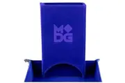 Fold Up Velvet Dice Tower (Blue)