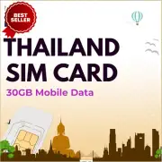 Thailand SIM Card - 30GB Mobile Data, 4G/5G Speeds, Valid for 15 Days Free Shipi