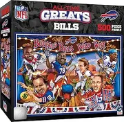 MasterPieces 500 Piece Sports Jigsaw Puzzle for Adults - NFL Buffalo Bills All-Time Greats - 15x21
