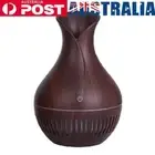 130ml Desktop Ultrasonic Perfume Diffuser 7 Color LED Lights Wood Grain for Home