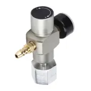 2 In 1 CO2 Gas Regulator Soda Pressure Gauge W/adapter 3/8in To TR21.4 CS AC