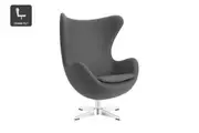 Matt Blatt Arne Jacobsen Egg Chair Replica (Wool Grey)