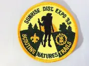 1983 Suffolk County Council Sunrise District Expo pocket patch