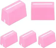 uxcell Universal Fader Knobs, Pink Mixer Fader Caps Slider Potentiometer Replacement Rubber for DJ Controller Mixer Console, 5 Pack